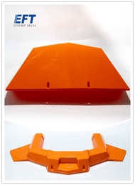 1PC EFT Plant Protection Machine G410 G610 G616 Frame Hood Head Cover Shell Orange For RC Agricultur