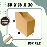 Bondex Bindex File Storage Box 30x16x30 cm with Divider – Archive Document Organizer