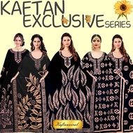 Kaftan black gold series Exclusive /Baju Kelawar Borong
