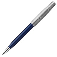 PARKER Sonnet Essential Blue &amp; Sandblast CT Medium Point Ballpoint Pen with Oil-based Ink in a Gift Box,  Import Product 2146774Z