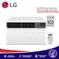 LG LA150GC2 1.5HP Dual Inverter Window Type Aircon, 70% Energy Savings