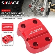 SV Front Fork Axle Holder Clamp Cover For HONDA XR400R 1996-2004 XR650L XR 400 R 650 L Motorcycle Ac
