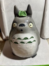 vintage 1990  Japan Miyazaki Totoro porcelain money box 18cm  古董 1990年日本宮崎駿龍貓瓷器錢箱