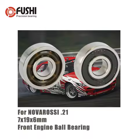 MR607E 2RS 7x19x6mm Front Engine Ball Bearing 1PC Double Sealed ABEC-3 C3 Bearings For NOVAROSSI .21