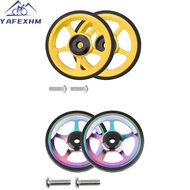 Premium Aluminum Alloy Safety Wheels for Brompton Folding Bike Easy Modification