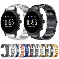 【Hot male】 Stainless steel Metal Strap For Fossil gen 6 44mm Gen6 / gen 5 5e 44mm /Gen5 LTE 45mm Smart Watch Replacement Bracelet Watchband