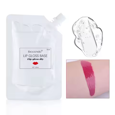 Non-stick Clear Lip Gloss Base Lipstick Lip Gloss Base Gel Moisturizing Matte Lip Glaze Material Odo