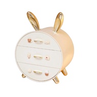 [tenlzsp0bc] Children Hair Clip Holder 3 Drawer Mini Storage Box Decorative Organizer for Dorm Room 