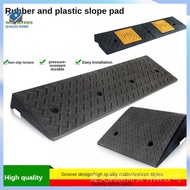 【In stock】（）Rubber Step Mat Ramp Mat ramp for wheelchair Threshold Slope Board Curb Car Climbing Uphill Mat Road Slope Triangle Pad 8DXC