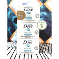 [3X] Baby Dove Hypoallergenic pH Neutral Baby Bar Soap Rich Moisture 75g for Dry Skin