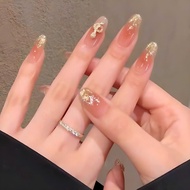 Vy____Shop Nail Box Code 599 Set of 24 Lovely Rhinestone Nails Code - 5.9.9 Press on Nails Fake Nail