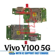 Vivo Y100 5G Charging Connector Vivo Y100 5G Charging Board + Sim Connector