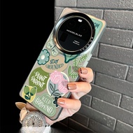 Guanglu | Ốp lưng điện thoại silicon chống sốc hình lá cây xanh hoạt hình cho OPPO Findx8 Findx7 mới