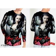 Amy Lee Evanescence Fullprint Unisex Long Sleeve T-Shirt Polyester Jersey Material