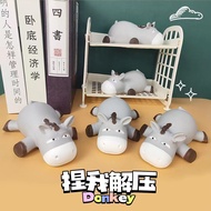 Hot-selling stress-relief toys in stock: Stress-relief donkey, silly donkey, pink donkey, sand-fille