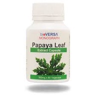Bioversa Mono Papaya Leaf Extract 60 Vegecaps