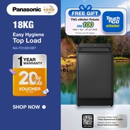 [𝐅𝐑𝐄𝐄 𝐃𝐄𝐋𝐈𝐕𝐄𝐑𝐘] PANASONIC NA-FD180V3BT (18kg) Easy Hygiene & Convenient Top Load Washing Machine