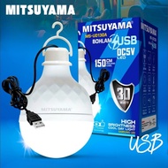 CAHAYA MITSUYAMA LED BULB USB CABLE 1.5 METER USB BULB 10, 20, 30, 50 WATT WHITE LIGHT LED BULB USB 