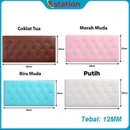 Estation - 12MM Thick 3D Foam Soundproof Waterproof Wallpaper Headboard Bed Wallfoam Soft