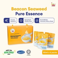 【Ready Stock】 【Limited Promotion】Halal Beacon Seaweed Chicken Pure Essence Natural 宝康海藻滴鸡精 (6 x 80ml