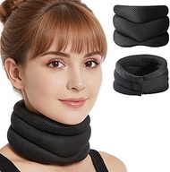 Neck Support for Snoring, Neck Brace for Sleeping, Adjustable 3-Stage Cervical Collar, Relief of Sle