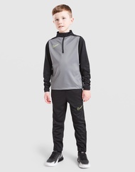 Nike Academy 1/4 Zip Tracksuit Children - Black