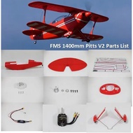 FMS 1400mm Pitts Parts Propeller Spinner Motor Shaft Mount Board Landing Gear ESC RC Airplane Model 