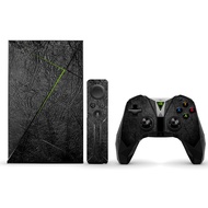 MightySkins Skin Compatible with NVIDIA Shield TV (2017) wrap Cover Sticker Skins Black Leather