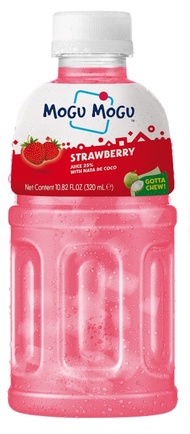 Mogu Mogu Strawberry Juice with Nata de Coco 320ml