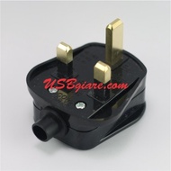 UK-STYLE 3-PIN AC HEAD (250V 13A WITH FUSE)