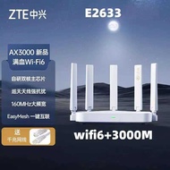 Router ZTE E1630 E2633 AX3000 Wifi 6 Full Gigabit Router Không Dây Cho Biệt Thự Lớn MESH Network 5G