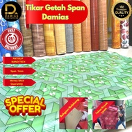 Tikar Getah Span DAMIAS (Size 1 Meter X 1.83 Meter Tebal 1mm) Span Rubber Mat New Design Floor Mats Design Modern