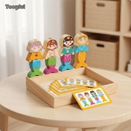 Tooyful Mermaid Puzzle Educational Expression Matching Block Game Improves Emoji