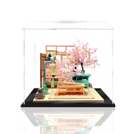 ◐nanci Sakura Garden Acrylic Display Box Blind Model Ruotaidiy Small transparent figure storage