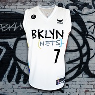 เสื้อบาส เสื้อบาสเกตบอล NBA ทีม Brooklyn Nets เสื้อทีม บรู็คลิน เน็ตส์ #BK0131 รุ่น City Edition  Kevin Durant #7  ไซส์ S-5XL