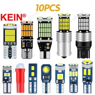 KEIN 10PCS 12V 24V T10 T5 T15 W5W 1156 BA15S T20 7440 7443 1157 P21W 28mm 31mm 36mm 39mm 41mm T4.2 T