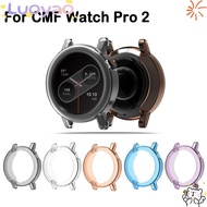 LUOYAO Transparent Shell, Anti-Scratch Soft Protective ,   TPU Bumper Frame for CMF Watch  2 Smart W