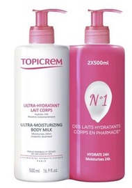 全新！包郵！ Topicrem 極潤保濕身體乳液 500ML x2