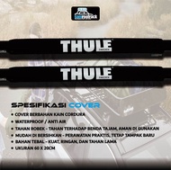 Cover Crossbar Mobil Universal Thule Waterproof 1Set 2pc - Sarung Palang Roofrack (Sarung Cover Saja