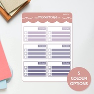 Neutral To Do List - Waterproof Planner Sticker Sheet for Bujo, Hobonichi, Mossery and Other Planner