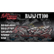 KAwasaki Bajaj CT100 Decals Set