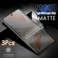 Xiaomi 15 Ultra 3Pcs 999D Full Cover Matte Frosted Soft Hydrogel Film For Xiaomi 15 Ultra Poco M7 X7