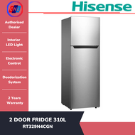 Hisense 2 Door Refrigerator (310L) RT329N4CGN