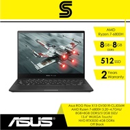 Asus ROG Flow X13 (2022)GV301R-CLJ056W Off Black/Ryzen 7-6800H/16GB D5/512GB SSD/13.4'' WUXGA Touch/
