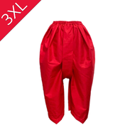 โจงกระเบนสีแดงใส่รำ สำหรับเด็กและผู้ใหญ่ ผ้าพื้นเนื้อดี มียางยืดรอบตัว