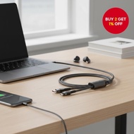 Essager 3-in-1 66W USB Charger Cable for iPhone 13 12 Pro Max, Micro, Type C Phones