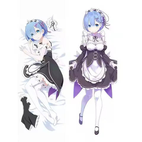 Japanese Anime Hing Body Pillow Case Cover Re Zero Kara Himeru Isekai Seikatsu Rem Ram Dakimakura Pi