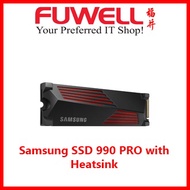 Samsung SSD 990 PRO 1TB / 2TB / 4TB M.2 NVME PCI.E 4.0 SSD with Heatsink