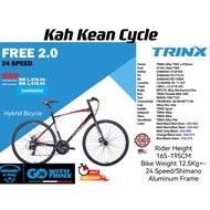 TRINX BIKE - FREE 2.0 - ITALY - HYBRID BIKE -700C (47cm/51cm) - Shimano 24 Speed