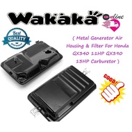 Metal Generator Air Housing & Filter For Honda GX340 11HP GX390 13HP Carburetor